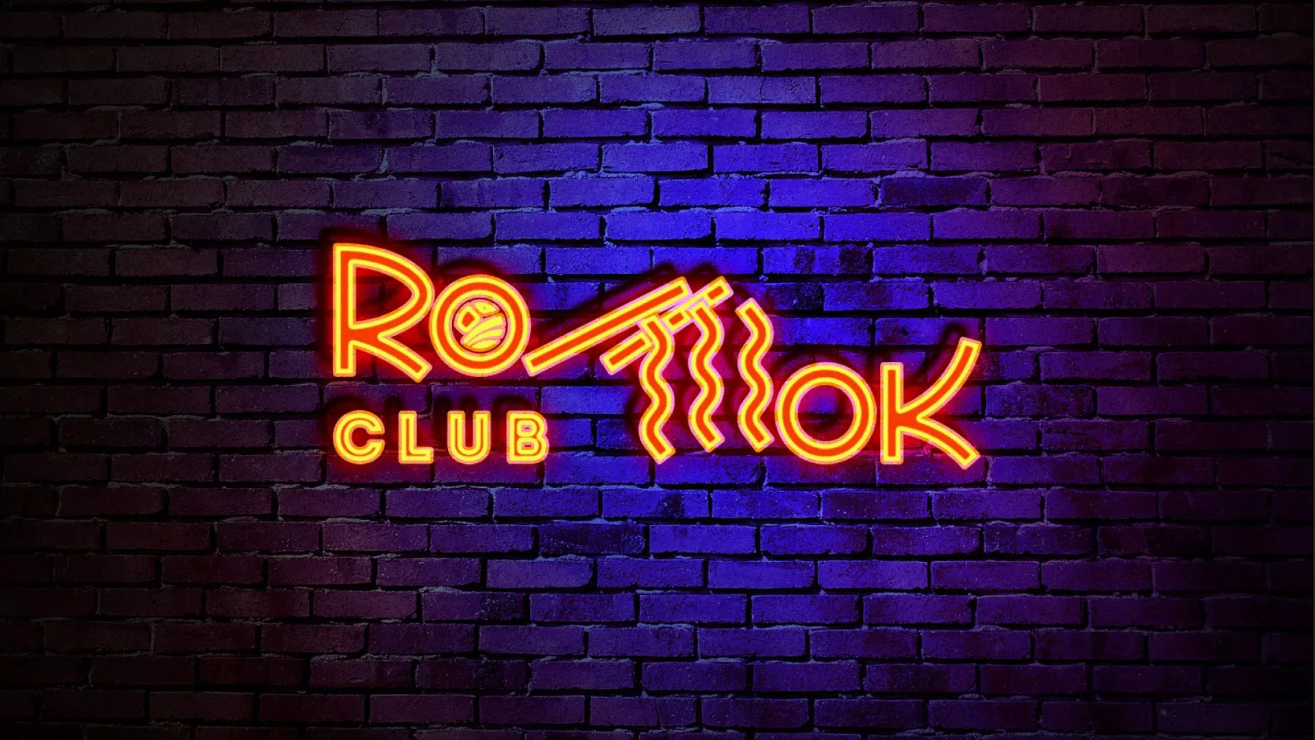 Разработка интерьерной вывески суши-бара «Roll Wok Club» в Луховицах